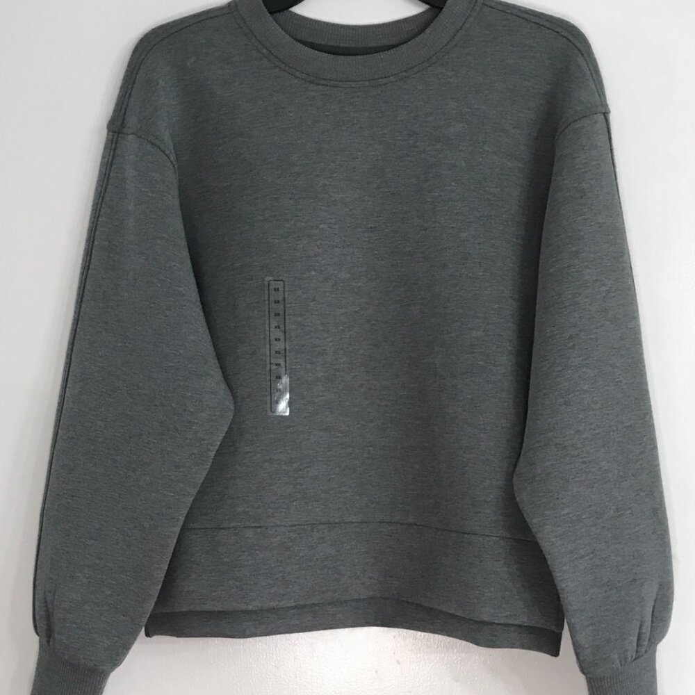 Calia Women's Soft Scuba Crew in Dark Heather Grey size XL NWT - Picture 4 of 7